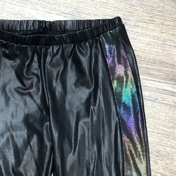 Descendants 3 Faux Pleather Rainbow Textured Pants - Picture 4 of 8